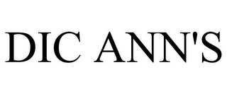 DIC ANN'S