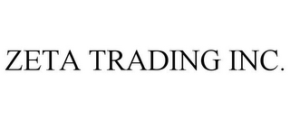 ZETA TRADING INC.