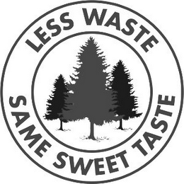 LESS WASTE SAME SWEET TASTE