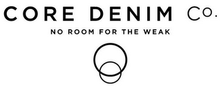 CORE DENIM CO. NO ROOM FOR THE WEAK