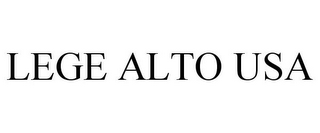 LEGE ALTO USA