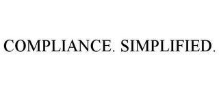 COMPLIANCE. SIMPLIFIED.