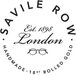 SAVILE ROW HANDMADE 18KT ROLLED GOLD EST. 1898 LONDON