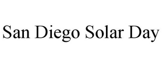 SAN DIEGO SOLAR DAY