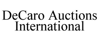 DECARO AUCTIONS INTERNATIONAL