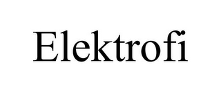 ELEKTROFI