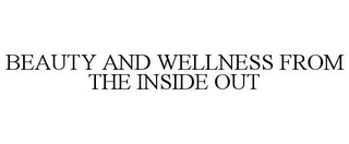 BEAUTY AND WELLNESS FROM THE INSIDE OUT