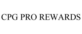 CPG PRO REWARDS