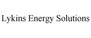 LYKINS ENERGY SOLUTIONS