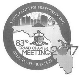 KAPPA ALPHA PSI FRATERNITY, INC. 83RD GRAND CHAPTER MEETING 2017 ORLANDO, FL - JULY 18-22