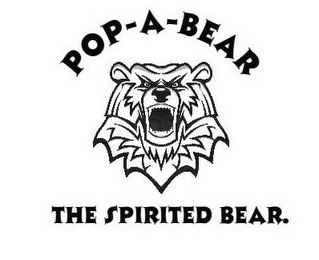 POP-A-BEAR THE SPIRITED BEAR.