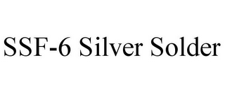 SSF-6 SILVER SOLDER