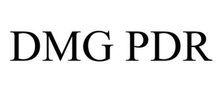 DMG PDR