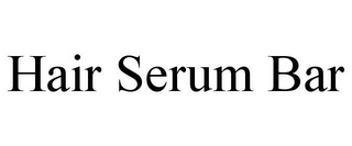 HAIR SERUM BAR