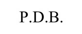 P.D.B.