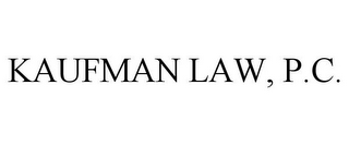 KAUFMAN LAW, P.C.