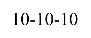 10-10-10