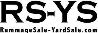 RS-YS RUMMAGESALE-YARDSALE.COM