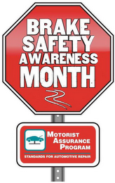 BRAKE SAFETY AWARENESS MONTH MOTORIST ASSURANCE PROGRAM STANDARDS FOR AUTOMOTIVE REPAIR