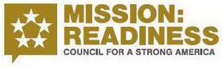 MISSION: READINESS COUNCIL FOR A STRONG AMERICA