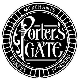 PG PORTER'S GATE MERCHANTS MAKERS BONDERS