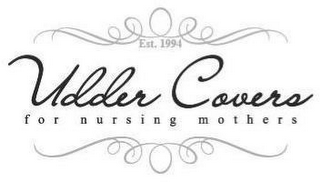 EST. 1994 UDDER COVERS FOR NURSING MOTHERS