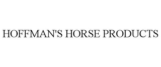 HOFFMAN'S HORSE PRODUCTS