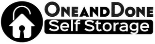 ONE AND DONE SELF STORAGE