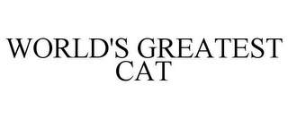 WORLD'S GREATEST CAT