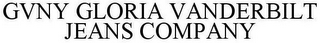 GVNY GLORIA VANDERBILT JEANS COMPANY