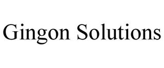 GINGON SOLUTIONS