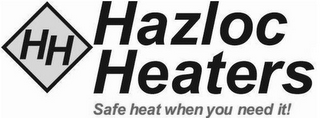 HH HAZLOC HEATERS SAFE HEATH WHEN YOU NEED IT!