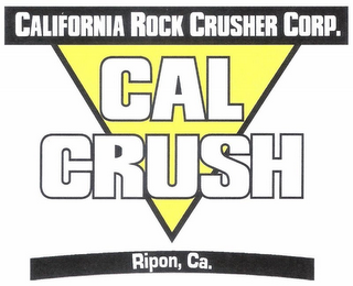 CALIFORNIA ROCK CRUSHER CORP., CAL CRUSH, RIPON, CA.