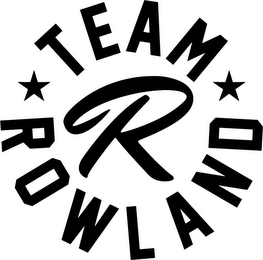 TEAM ROWLAND R