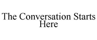 THE CONVERSATION STARTS HERE