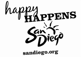 HAPPY HAPPENS SAN DIEGO SANDIEGO.ORG