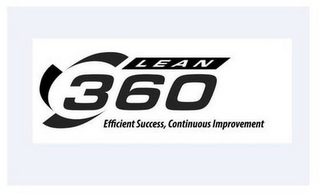 LEAN 360 EFFICIENT SUCCESS, CONTINUOUS IMPROVEMENT