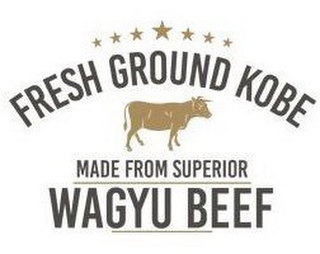 FRESH GROUND KOBE MADE FROM SUPERIOR WAGYU BEEF