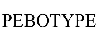 PEBOTYPE