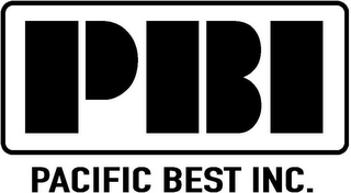 PBI PACIFIC BEST INC.