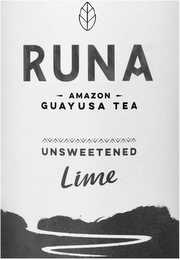 RUNA AMAZON GUAYUSA TEA UNSWEETENED LIME