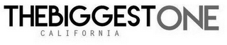 THEBIGGESTONE CALIFORNIA