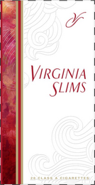 VS VIRGINIA SLIMS 20 CLASS CIGARETTES