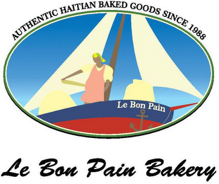 LE BON PAIN BAKERY AUTHENTIC HAITIAN BAKED GOODS SINCE 1988