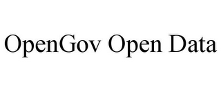 OPENGOV OPEN DATA