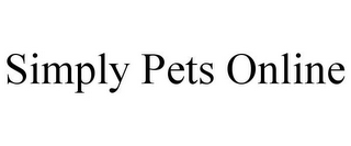 SIMPLY PETS ONLINE