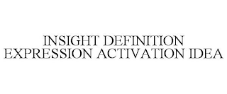 INSIGHT DEFINITION EXPRESSION ACTIVATION IDEA