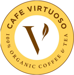 V CAFE VIRTUOSO 100% ORGANIC COFFEE & TEA