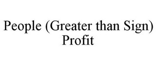 PEOPLE (GREATER THAN SIGN) PROFIT