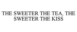 THE SWEETER THE TEA, THE SWEETER THE KISS